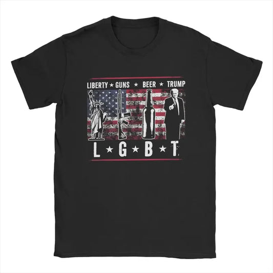 L.G.B.T Liberty Guns Beer Trump T Shirt